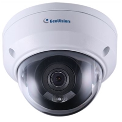Geovision GV-TDR4702-0F 4MP 2.8mm H.265 Super Low Lux WDR IR Mini Fixed Rugged IP Dome